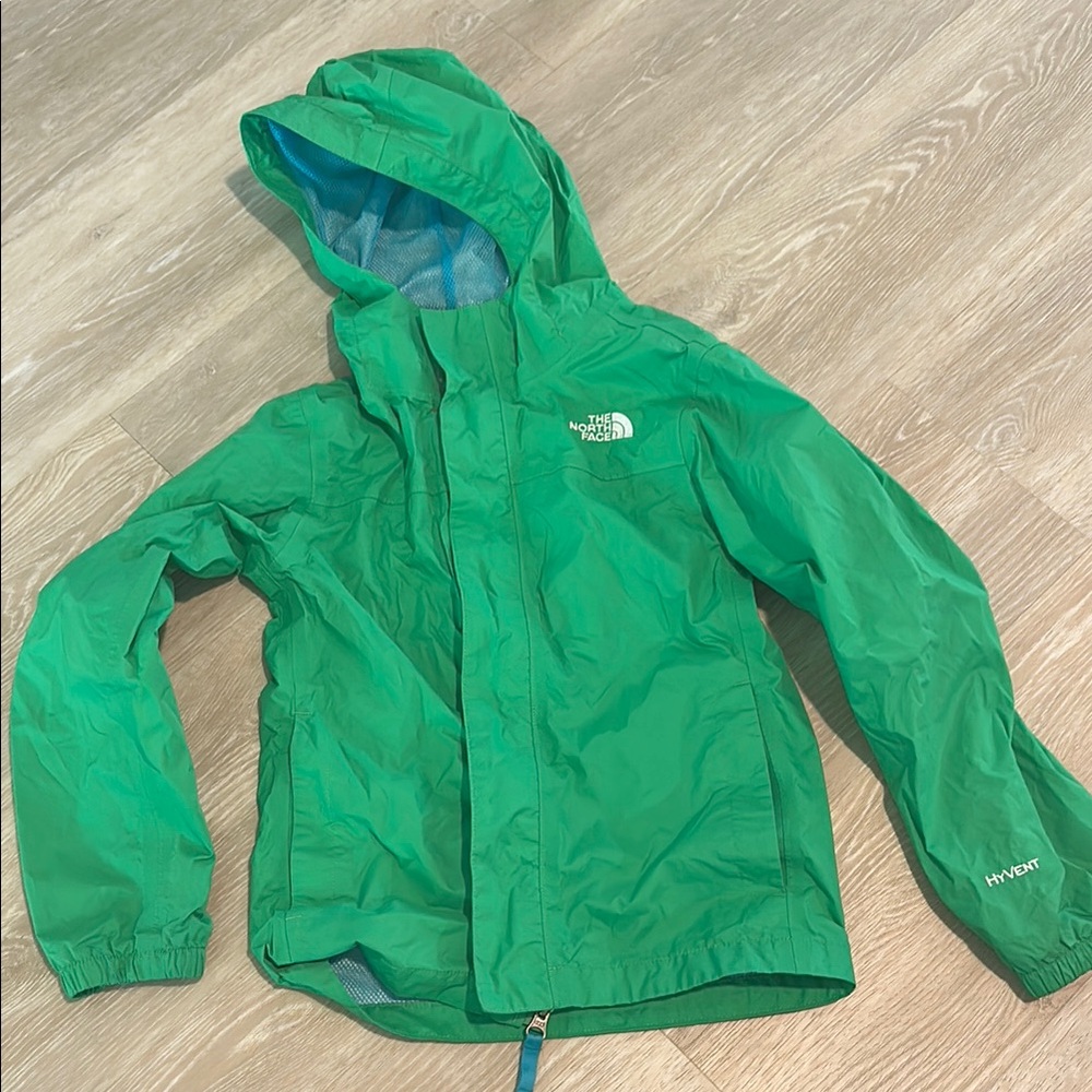 The North Face Green Raincoat Lightweight Weather-Resistant